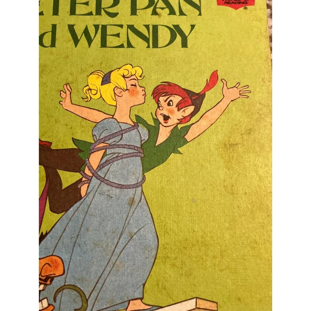 Walt Disneys Peter Pan And Wendy Hardcover 1981 Grolier Book Club Edition Random